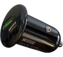 Зарядное устройство Wiiix один USB-порт/QC3.0/, черный, в автомобиль UCC-1-11-B