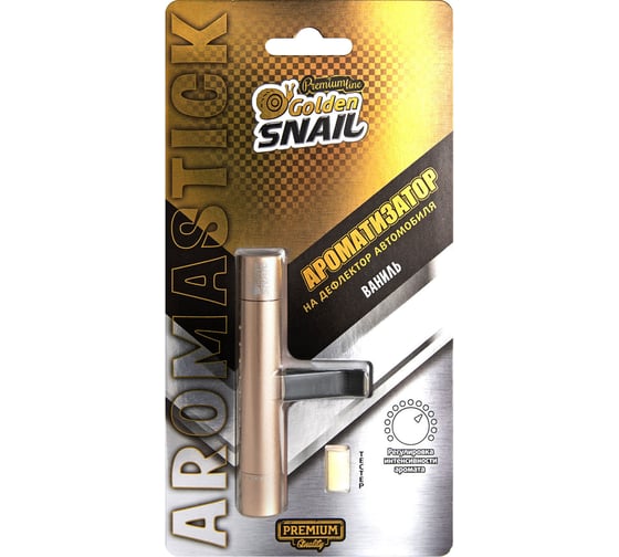 Ароматизатор на дефлектор автомобиля Golden Snail Ваниль GS6936