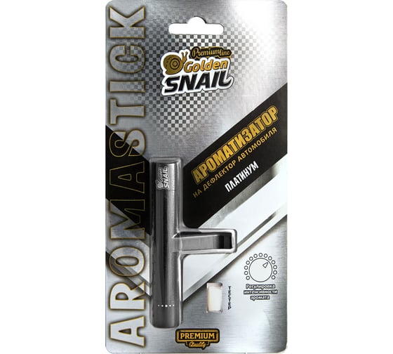 Ароматизатор на дефлектор автомобиля Golden Snail Платинум GS6934