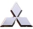 Эмблема SW Mitsubishi SKYWAY хром, пластик, 80x70 мм SME-011 1