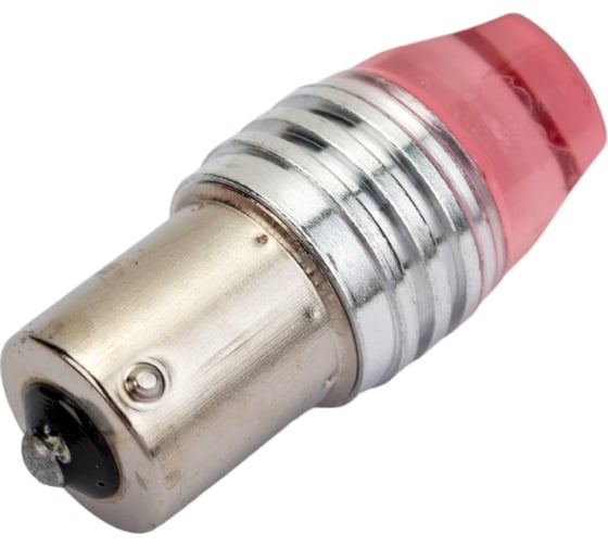 Диодная автолампа SKYWAY S25, P21W, 24 В, 9SMD диодов, BA15s, 1-контная, flash, красная, противотуманные/стопы S08202053