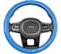 Оплетка SKYWAY Luxury-5 M, синяя с синей прострочкой, полиэстер S01105005 1