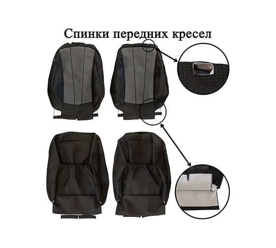 Чехлы на сиденья SKYWAY HYUNDAI SOLARIS II поколение HCR, 2017-н.в., жаккард, 12 предметов NEXT S01306001