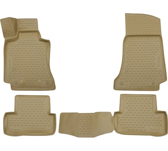 Коврики 3D в салон ELEMENT MERCEDES-BENZ С-Class W205, 2014- 4 шт. бежевые NLC.3D.34.32.212k 1