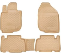 Коврики в салон ELEMENT для LAND ROVER Freelander 2007 г.в., 4 шт., полиуретан, бежевые NLC.28.02.212