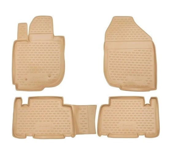 Коврики в салон ELEMENT для LAND ROVER Freelander 2007 г.в., 4 шт., полиуретан, бежевые NLC.28.02.212 1