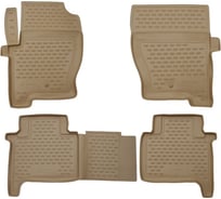 Коврики в салон ELEMENT для LEXUS LX570 2007-2012 г.в., 4 шт., полиуретан, бежевые NLC.29.07.212k