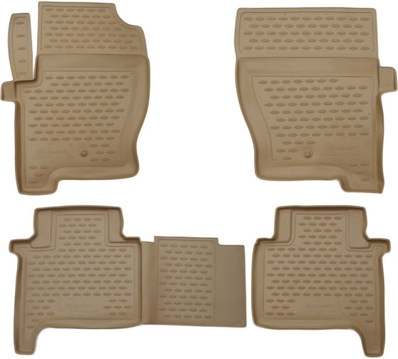 Коврики в салон ELEMENT для LEXUS LX570 2007-2012 г.в., 4 шт., полиуретан, бежевые NLC.29.07.212k