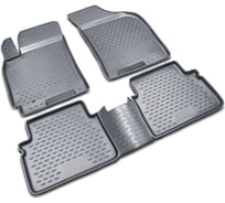 Коврики в салон ELEMENT для MERCEDES-BENZ E-class W211 2002-2009 г.в., 4 шт., полиуретан, серые NLC.34.36.211k