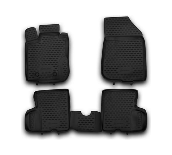 Коврики в салон ELEMENT для RENAULT Duster 4WD 2011 г.в., 4 шт., полиуретан NLC.41.28.210kh 1