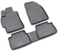 Коврики в салон ELEMENT для TOYOTA Corolla 01/2007-2010 г.в., 4 шт., полиуретан, серые NLC.48.15.211k