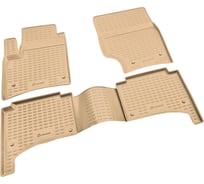 Коврики в салон ELEMENT для VW Touareg10/2002 г.в., 4 шт., полиуретан, бежевые NLC.51.01.212