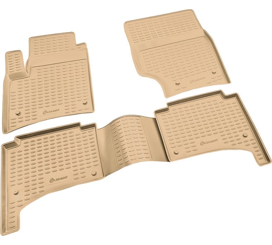 Коврики в салон ELEMENT для VW Touareg10/2002 г.в., 4 шт., полиуретан, бежевые NLC.51.01.212 1