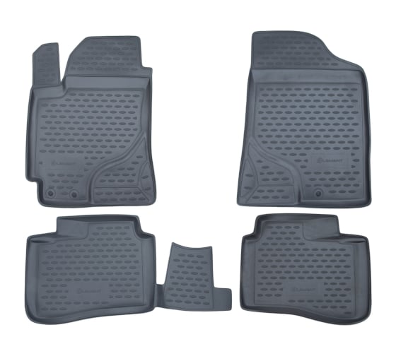 Коврики в салон ELEMENT для VW Touareg10/2002-2010 г.в., 4 шт., полиуретан, серые NLC.51.01.211k 1