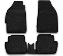 Коврики в салон ELEMENT для CHEVROLET Spark 2010 г.в., 4 шт., полиуретан CARCHV00015h