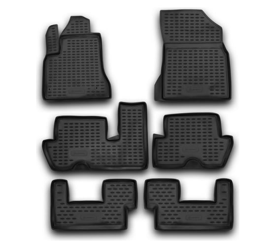 Коврики в салон ELEMENT для CITROEN C4 Picasso 01/2007 г.в., 6 шт., полиуретан CARCRN00013 1
