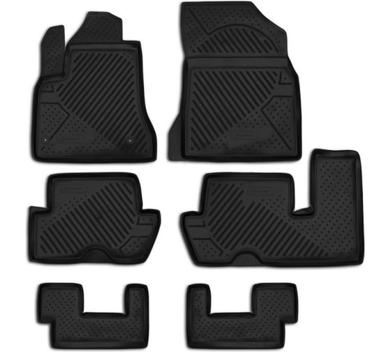 Коврики в салон ELEMENT для CITROEN Grand C4 Picasso 09/2006 г.в., 6 шт., полиуретан CARCRN00021 1