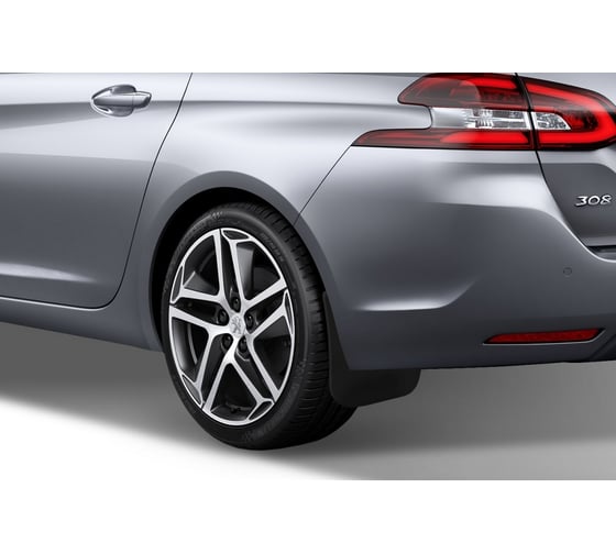 Задние брызговики Frosch PEUGEOT 308, 2007 хб. 2 шт.полиуретан NLF.38.11.E11