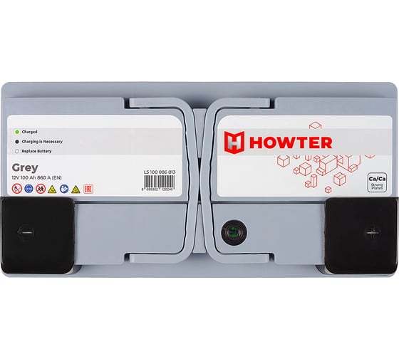 Аккумулятор Howter Grey 100R 860A 353x175x190 463206