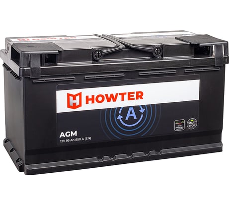 Аккумулятор Howter AGM 95R 850A 352x175x190 463172