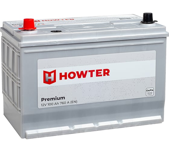 Аккумулятор Howter Grey 100L 760A 306x175x224 463202