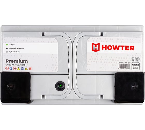 Аккумулятор Howter Premium 82RS 740A 315x175x175 463195