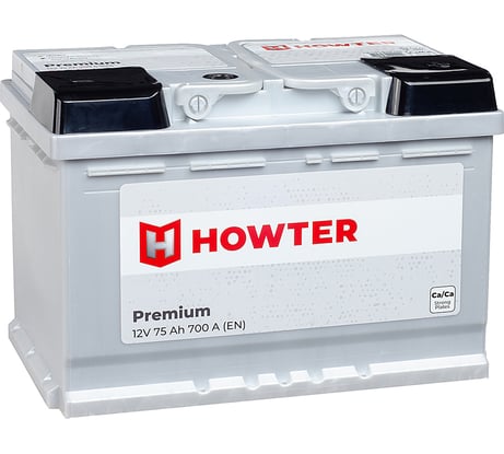 Аккумулятор Howter Premium 75R 700A 278x175x190 463194