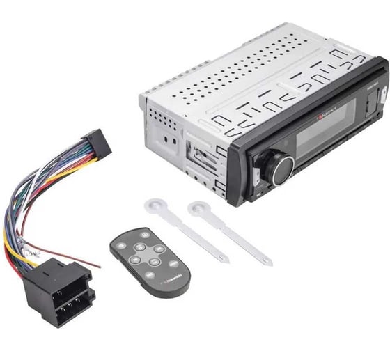 Медиа-ресивер NAKAMICHI 1 DIN, USB, AUX, ВТ, 4*50 Вт, DSP, 7RCA, 7 цветов NQ533BD NAK-NQ533BD