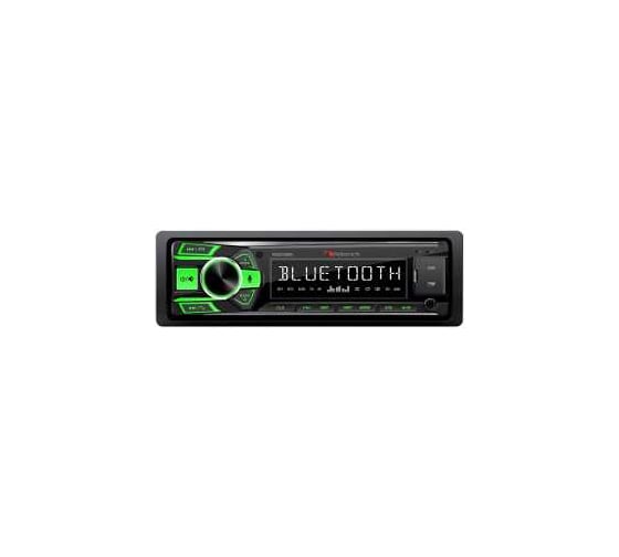 Медиа-ресивер NAKAMICHI 1 din, USB, AUX, ВТ, ПДУ, 4*50 Вт, зеленый NQ513BG NAK-NQ513BG
