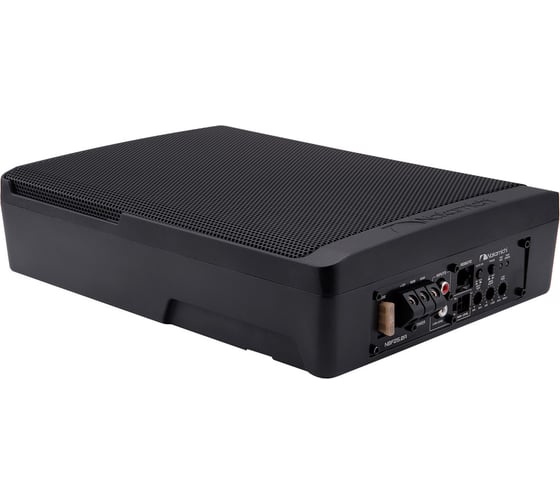Активный плоский сабвуфер NAKAMICHI алюминиевый корпус, 150W номинальная мощность, 900W макс мощность NBF25.0A NAK-NBF25.0A