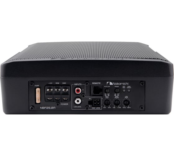 Активный плоский сабвуфер NAKAMICHI алюминиевый корпус, 150W номинальная мощность, 900W макс мощность NBF25.0A NAK-NBF25.0A