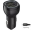 AЗУ PERO AC04 2USB 2.4A AUTOMAX c кабелем Lightning в комплекте, черное AС04LCB 1