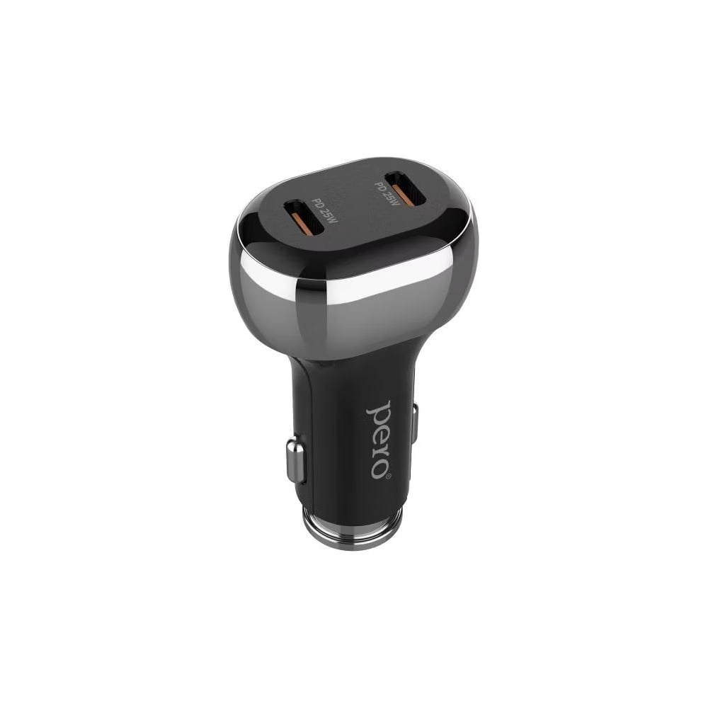 AЗУ PERO AC06 USB-C PD + USB-C PD, 50W, черное AС06BL - выгодная цена ...