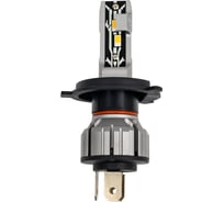 Лампa светодиодная AIRLINE H4, 12В, 17Вт, 3000К (Желтый), 4000Лм, для рефлекторной/линзованной оптики, комплект 2 шт., STANDART AEAR014