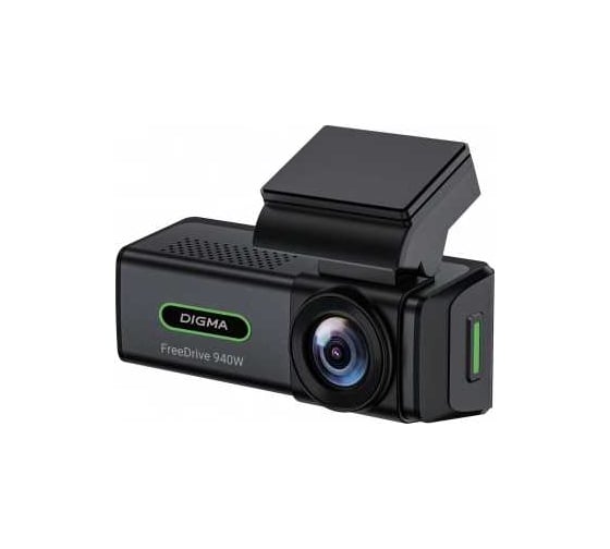 Видеорегистратор DIGMA FreeDrive Allwinner 940W черный, 8Mpix, 2160x3840, 170 г 2026842