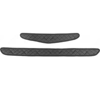 Утеплитель радиатора Defly для Honda Fit 2001-2004, до рестайлинга, экокожа черная ZHon17-2KR