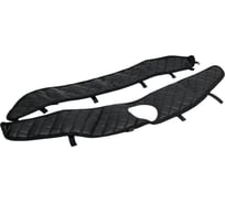 Утеплитель радиатора Defly для Nissan Note (E12), 2012-2020, экокожа черная ZNis13-2KR