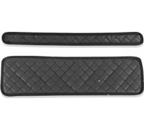 Утеплитель радиатора Defly для Toyota Funcargo, 1999-2002, экокожа черная ZTy28-2KR