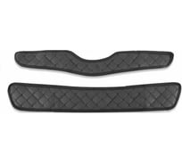 Утеплитель радиатора Defly для Toyota Vitz, 2007-2010, рестайлинг, экокожа черная ZTy38-2KR