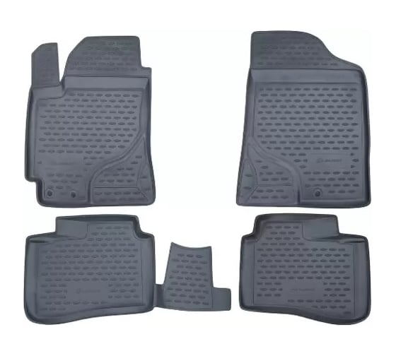 Коврики в салон Element для CHEVROLET Captiva 06/2006 г.в., 4 шт., полиуретан, серые NLC.08.07.211k