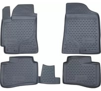 Коврики в салон Element NISSAN Pathfinder 2005-2010 г.в., 4 шт., полиуретан, серые NLC.36.10.211