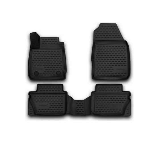 Коврики Element 3D FORD Fiesta, 2011-2015, 2015- сед., хб., 4 шт. полиуретан ORIG.3D.16.58.210k 1