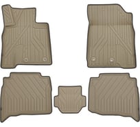 Коврики Element KVEST 3D в салон LEXUS LX, 2015- 5 шт. полистар, бежевый, серый KVESTLEX00002Kb1