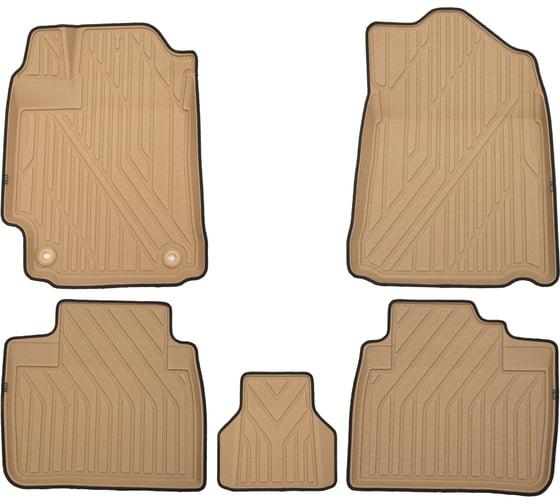 Коврики Element KVEST 3D в салон TOYOTA Camry, 2011-2017, XV50, 5 шт. KVESTTYT00003Kb1 1