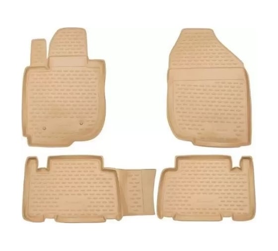 Коврики Element 3D в салон MERCEDES-BENZ B-Class W246, 2011- 4 шт. бежевые NLC.3D.34.40.212k