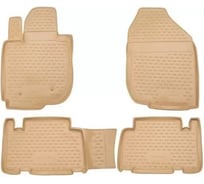 Коврики в салон Element для MAZDA 6 2007-12/2012 г.в., 4 шт. полиуретан, бежевые NLC.33.13.212k