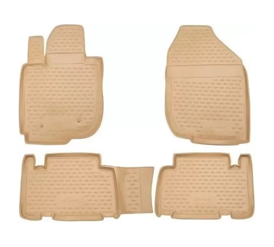 Коврики в салон Element для MAZDA 6 2007-12/2012 г.в., 4 шт. полиуретан, бежевые NLC.33.13.212k 1
