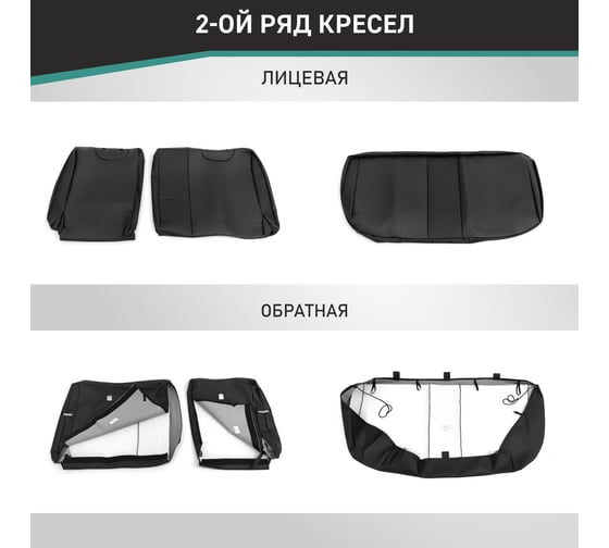 Чехлы на сиденья Defly Nissan Note (E11) 2005-2007, хэтчбек 5дв., экокожа черная Nis16-2K