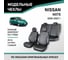 Чехлы на сиденья Defly Nissan Note (E11) 2005-2007, хэтчбек 5дв., экокожа черная Nis16-2K 2