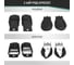 Чехлы на сиденья Defly Nissan Juke 2011-2020, экокожа черная Nis15-2K 3